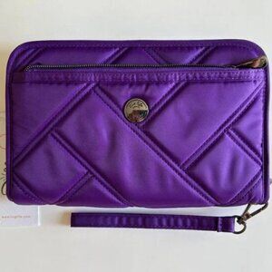 NWT Lug Zeppelin 2 RFID Wristlet Wallet - Grape Purple